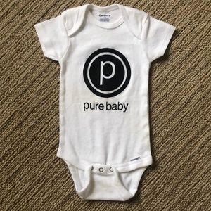 Pure Barre “pure baby” onesies, 3-6months